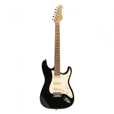 Elektriskā ģitāra Strat Stagg SES-55 BLK