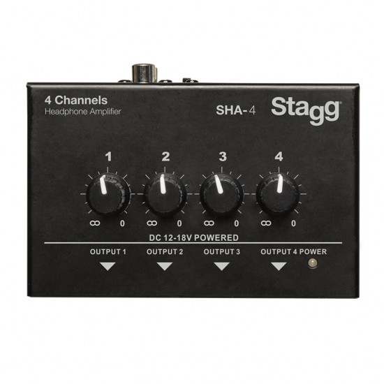Stereo four channels headphone amplifier  SHA-4 EU Stagg