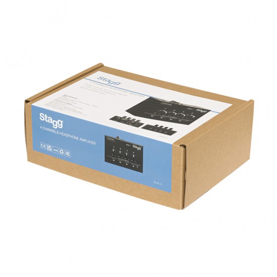 Stereo four channels headphone amplifier  SHA-4 EU Stagg
