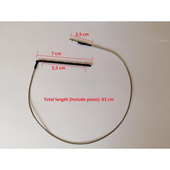 Piezo skaņas noņēmējs pikaps akustiskajāi ģitārāi