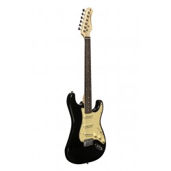 Elektriskā ģitāra Stratocaster master's tuning SES-30 BK Stagg