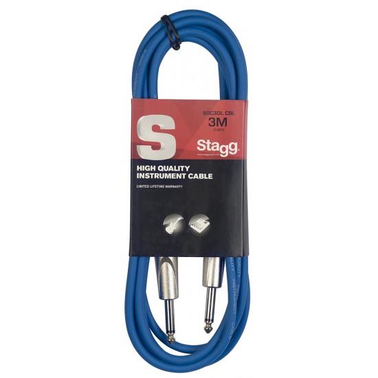 Instrument cable jack-jack 3m Stagg SGC3DL CBL