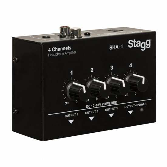 Stereo four channels headphone amplifier  SHA-4 EU Stagg