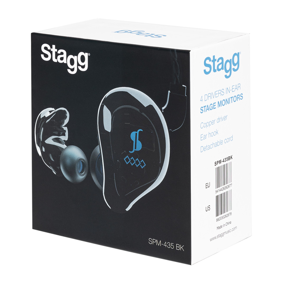 Monitora austiņas SPM-435 BK Stagg