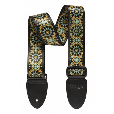 Guitar strap Stagg STE MANDALA GR