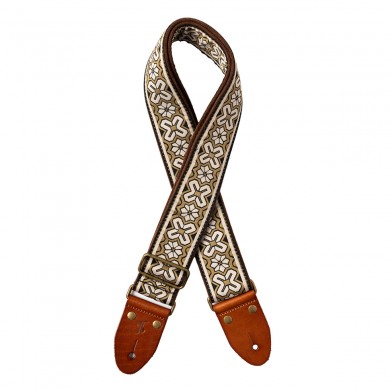 Ģitāras siksna 82-141 cm no austa neilona SWO-TIA-KHAKI Stagg 