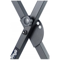 Sintezatora statīvs Stagg KXS-A35 BK, 65-99 cm, 5 līmeņi