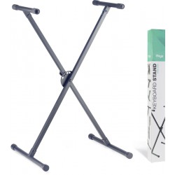 Sintezatora statīvs Stagg KXS-A35 BK, 65-99 cm, 5 līmeņi