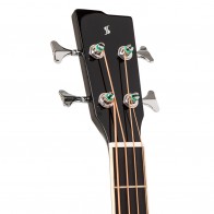 Basģitāra elektroakustiskā jumbo SA40BASS ACE-BK Stagg