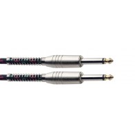 Ģitāras Instrumentu vads jack-jack 3m SGC3VT BK Stagg kabelis