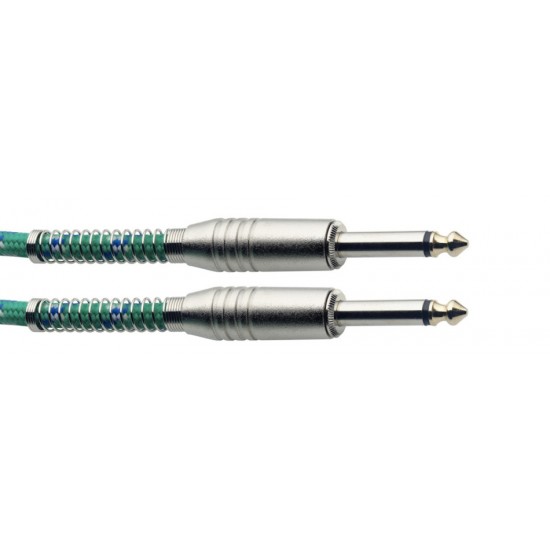 Ģitāras Instrumentu vads jack-jack 3m SGC3VT GR Stagg kabelis