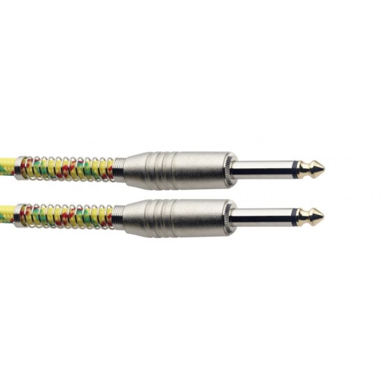 Ģitāras Instrumentu vads jack-jack 3m SGC3VT YW Stagg kabelis