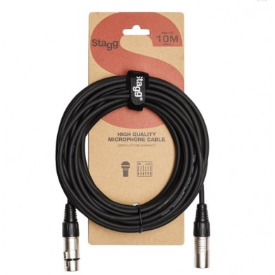 Mikrofona kabelis XLR / XLR, 10 m, Stagg SMC10