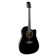 Elektro - akustiskā ģitāra Condorwood AD-203 BK