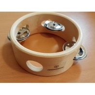 Tamburīns 3 pāri džingli, 10cm, STA-T104 Condrowood