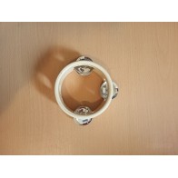 Tamburīns 3 pāri džingli, 10cm, STA-T104 Condrowood