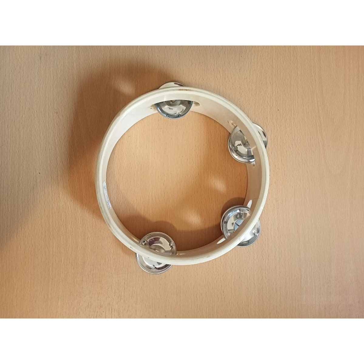 Tamburīns 4 pāri džingli, 15cm, STA-T106 Condrowood