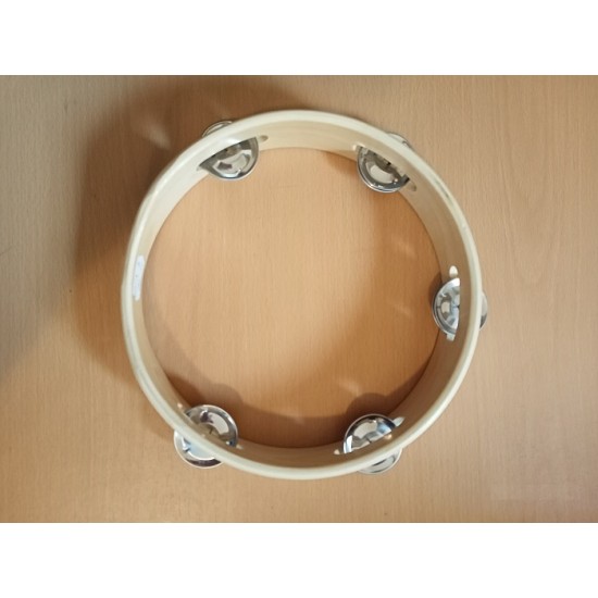 Tamburīns 5 pāri džingli, 20cm, STA-T108 Condrowood