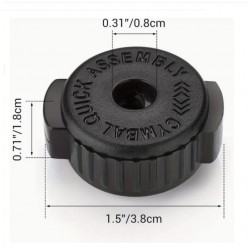 Šķīvju savilcējs Quick Cymbal stiprinājums 8mm 7Q-HP
