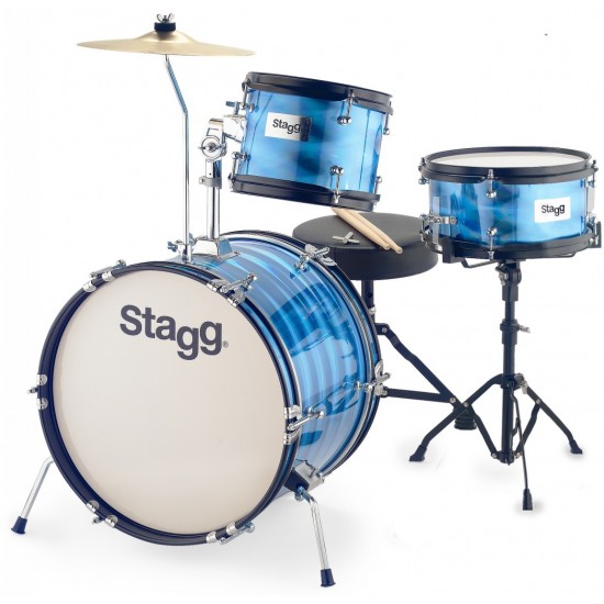 Drum set Stagg TIM JR 3/16B BL