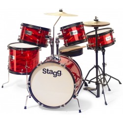 Bungu komplekts Stagg TIM JR 5/16B RD
