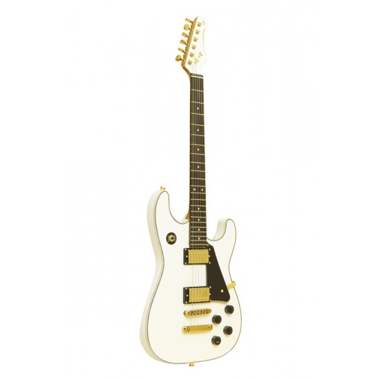 Elektriskā ģitāra Stagg 30TH LEGACY WH