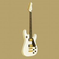 Elektriskā ģitāra Stagg 30TH LEGACY WH