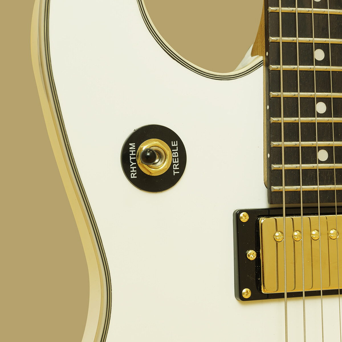 Elektriskā ģitāra Stagg 30TH LEGACY WH