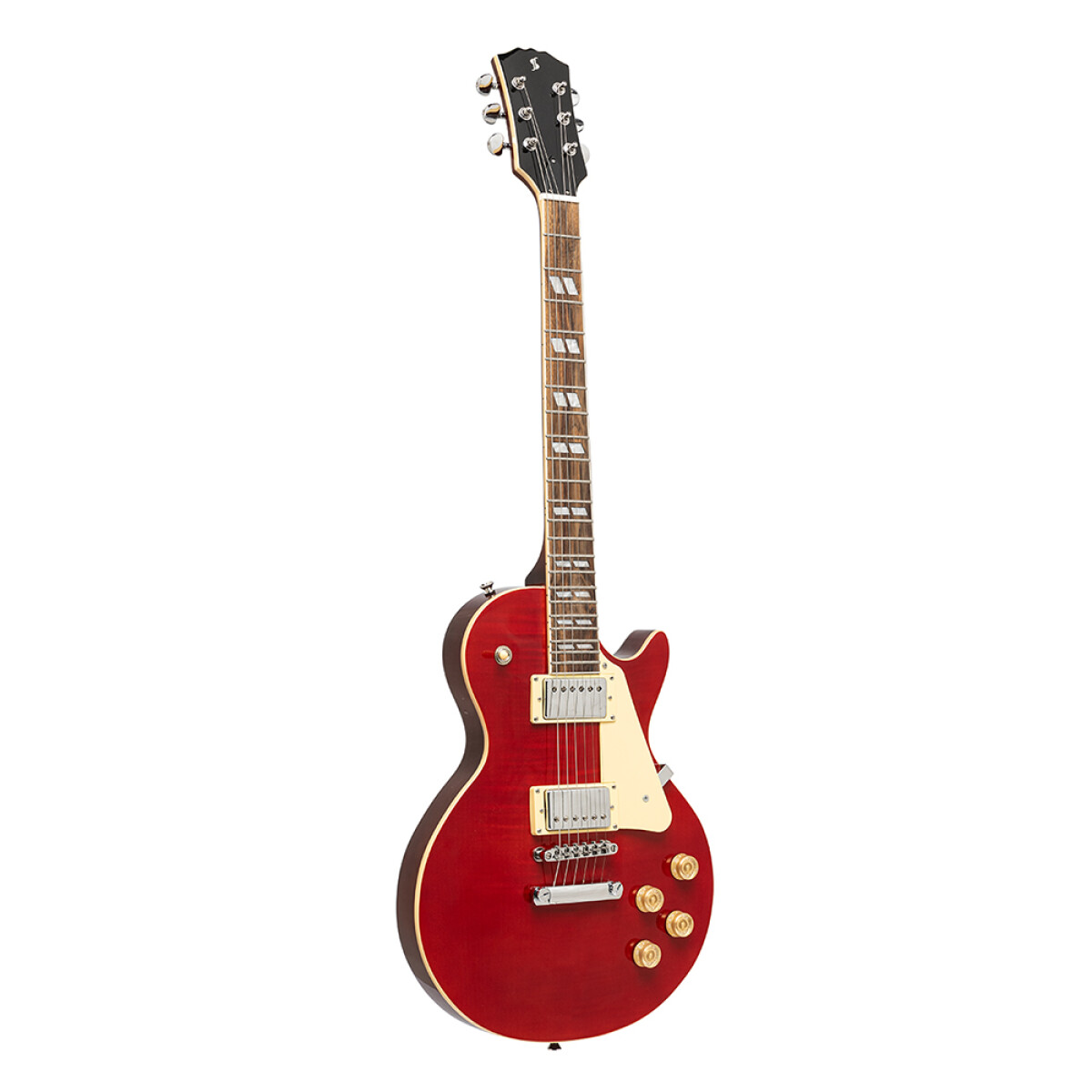 Elektriskā ģitāra Stagg SEL-DLX W RED