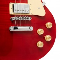 Elektriskā ģitāra Stagg SEL-DLX W RED