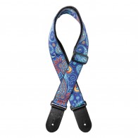 Ģitāras siksna Stagg SWO-PSLY 2 BLU