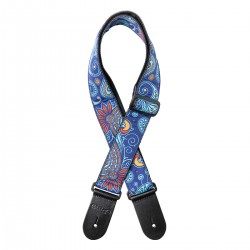 Ģitāras siksna Stagg SWO-PSLY 2 BLU