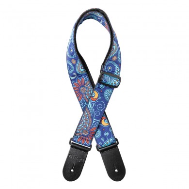 Ģitāras siksna Stagg SWO-PSLY 2 BLU