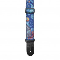 Ģitāras siksna Stagg SWO-PSLY 2 BLU