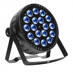 Skatuves LED prožektors SLT-ECOPAR18-2 ar 18 x 3 vatu RGB jauktu gaismas diodēm