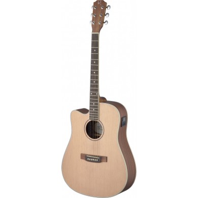 Acoustic-electric guitar James Neligan ASY-DCE LH (left-hand)