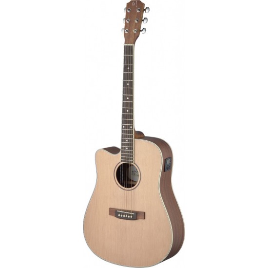 Acoustic-electric guitar James Neligan ASY-DCE LH (left-hand)