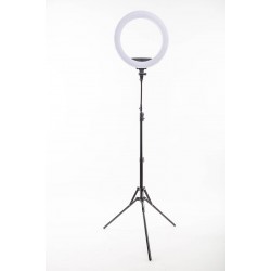 Gredzena spuldze 45 cm, 75W Led Ring Light RL-18-LED tripod stand up to 1.8m, USB