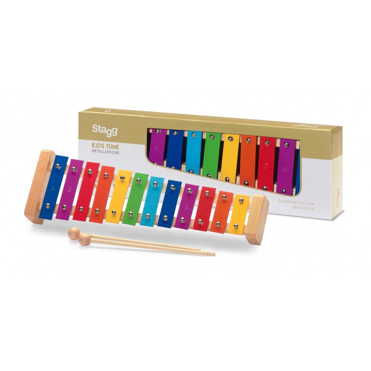 Metalofons Stagg META-K12 RB