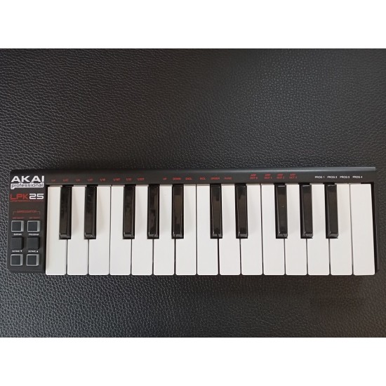 MIDI mini control keyboard AKAI LPK 25  - USB/MIDI 