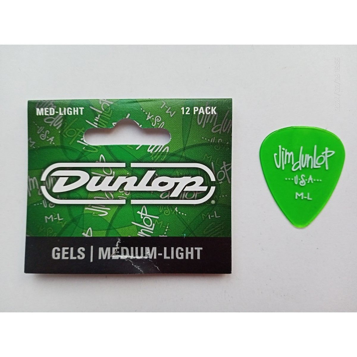 Mediators Dunlop Gels M-L Medium Light 0.70 mm