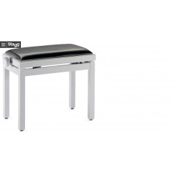 Klavieru krēsls Stagg PB39 WHP SBK