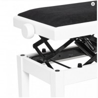 Hydraulic concert piano bench PBH 390 WHM VBK Stagg Hydraulic concert piano bench PBH 390 WHM VBK Stagg