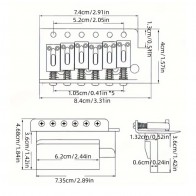 Elektriskās ģitāras Tremolo Bridge SP-BRST-CH2