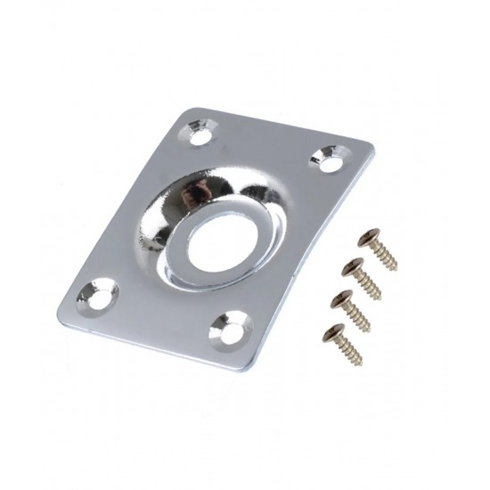 Ligzdas plāksne ar skrūvem stīgu instrumentiem Jack Plate F47 CR