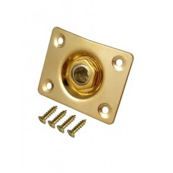 Ligzdas plāksne ar skrūvem stīgu instrumentiem Jack Plate F47 jack GD