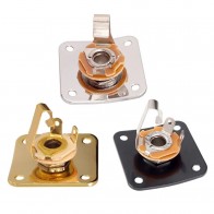 Ligzdas plāksne 35x35 ar skrūvem stīgu instrumentiem Jack Plate F49 jack CR