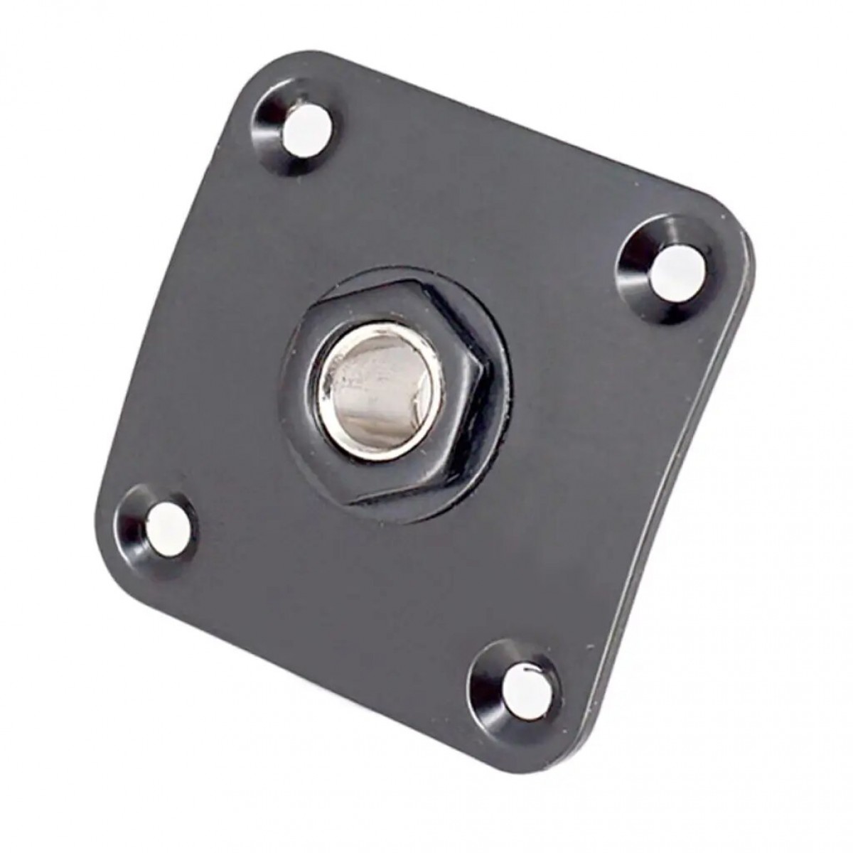 Ligzdas plāksne 35x35 ar skrūvem stīgu instrumentiem Jack Plate F49 jack BK