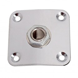 Ligzdas plāksne 35x35 ar skrūvem stīgu instrumentiem Jack Plate F49 jack CR