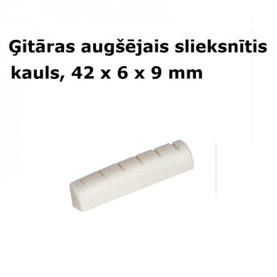 Ģitāras augšējais slieksnītis 42*6*9 mm (Nut)